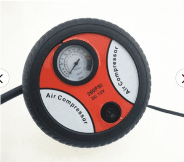 Portable Air Compressor 12Volt Inflates Cars and Bikes_0
